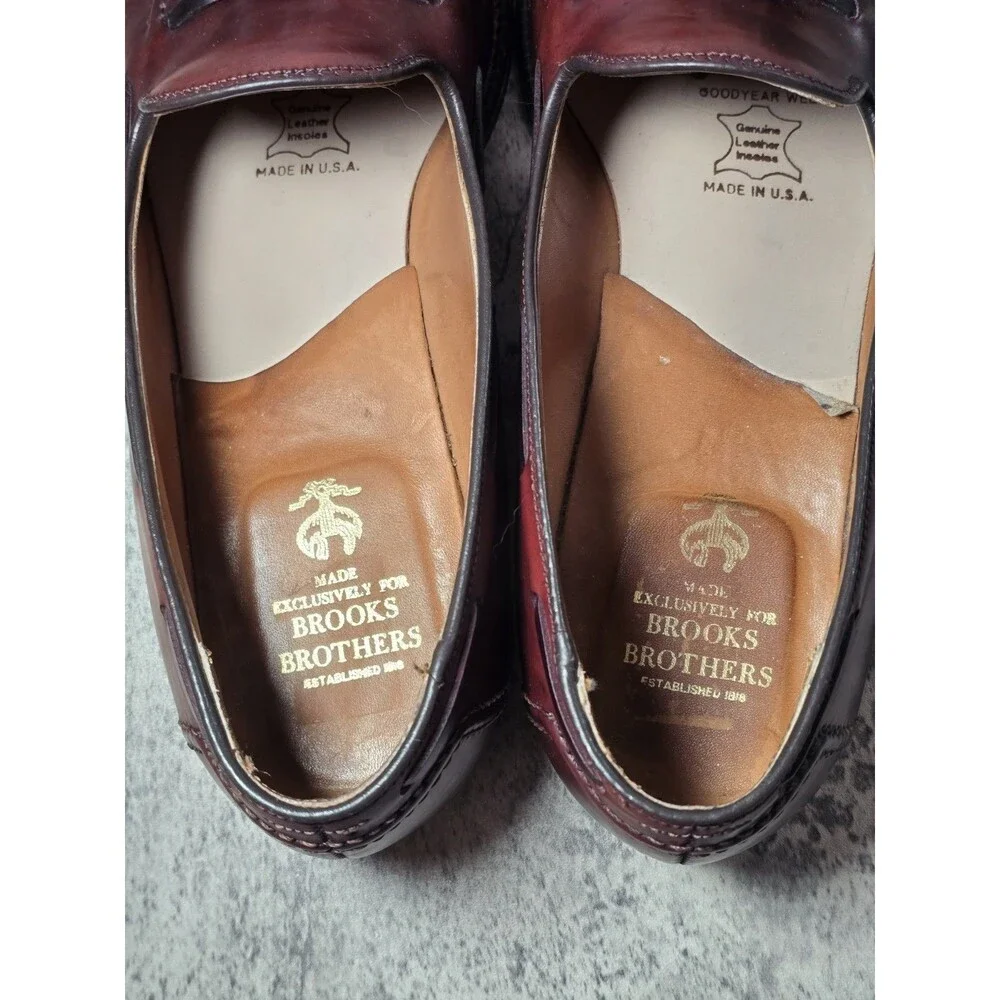 Alden For Brooks Brothers 772 Shell Cordovan Tassel Loafers size 11.5 B